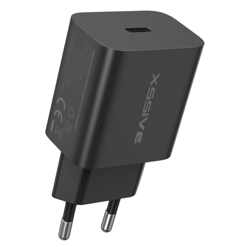 Chargeur Rapide Type-C 25W XSSIVE XSS-AC66NB — Accessoire · Smarty Paris 18e
